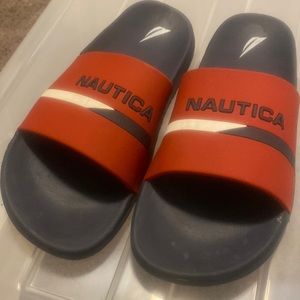 Nautica slides for boys - size 5